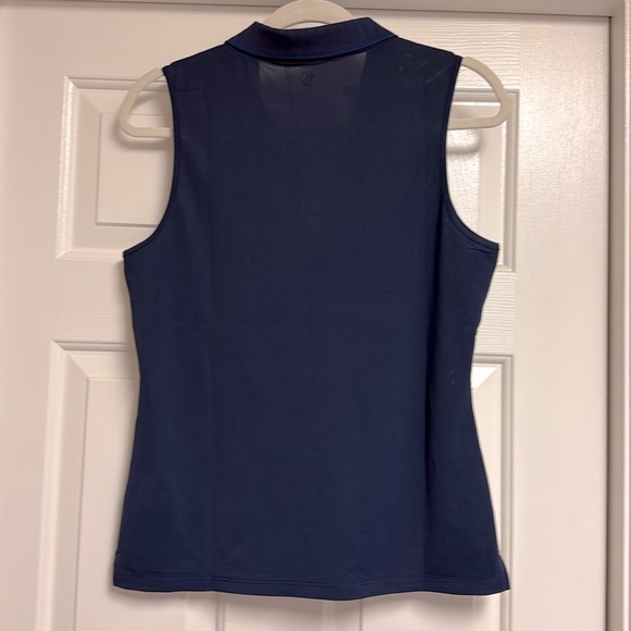 NWT Women’s GFORE Sleeveless Golf Polo, Size M, Twilight - Picture 3 of 3